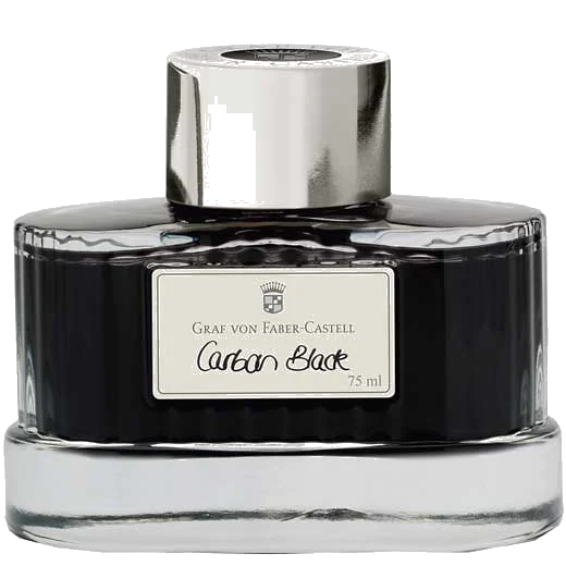Graf von Faber-Castell Carbon Black 75ml Ink Bottle
