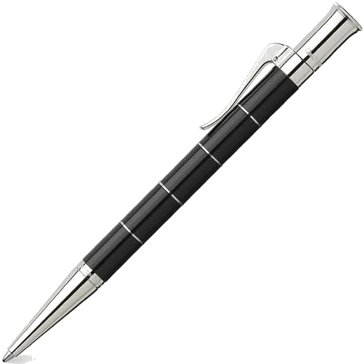 Graf von Faber-Castell Classic Anello Black Ballpoint Pen