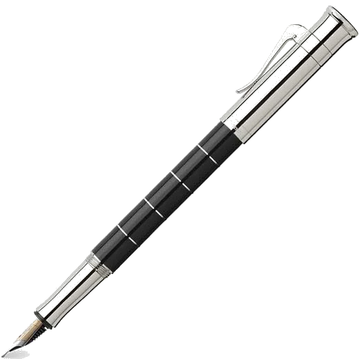 Graf von Faber-Castell Classic Anello Black Fountain Pen