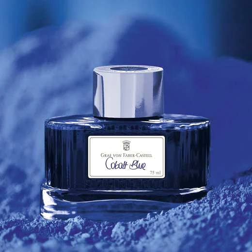 Graf von Faber-Castell Cobalt Blue 75ml Ink Bottle - Image 3