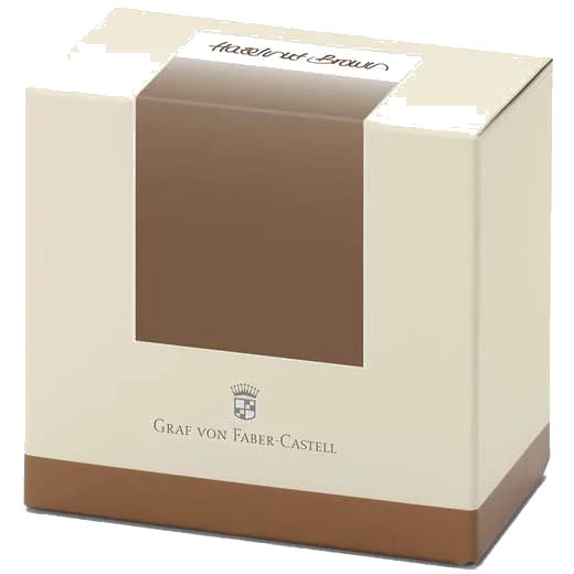 Graf von Faber-Castell Hazelnut Brown 75ml Ink Bottle - Image 2