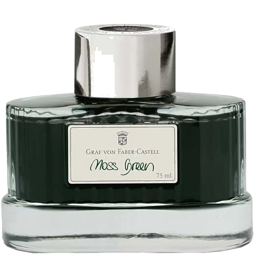 Graf von Faber-Castell Moss Green 75ml Ink Bottle