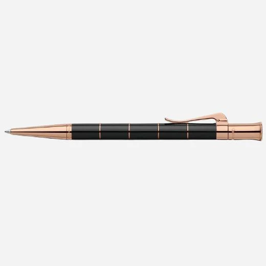 Graf von Faber-Castell Rose Gold and Black Anello Ballpoint Pen - Image 2