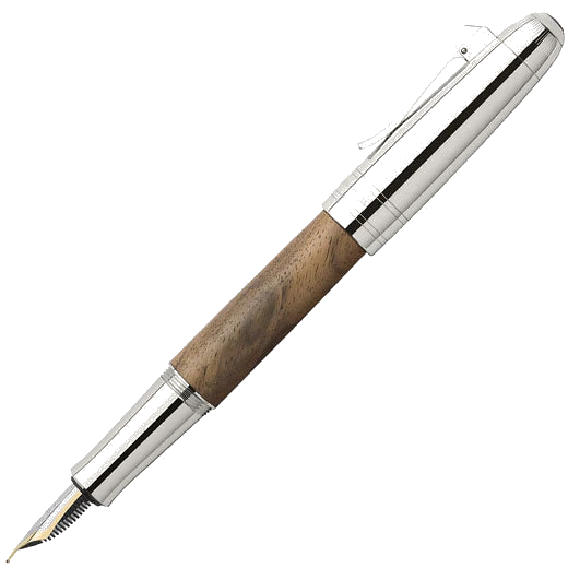 Graf von Faber-Castell Walnut Wood Magnum Series Fountain Pen