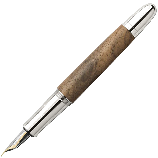 Graf von Faber-Castell Walnut Wood Magnum Series Fountain Pen - Image 2