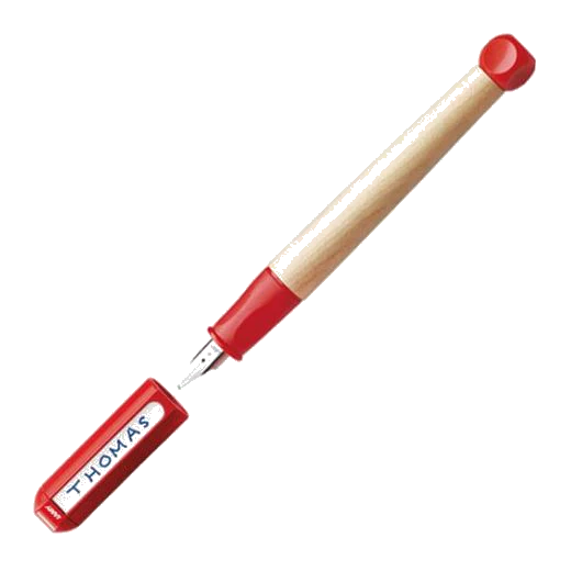 LAMY ABC Maple Wood Fountain Pen in Red