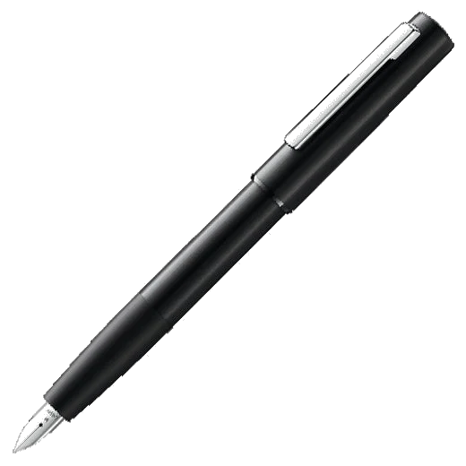 LAMY Aion Matte Black Aluminium Fountain Pen