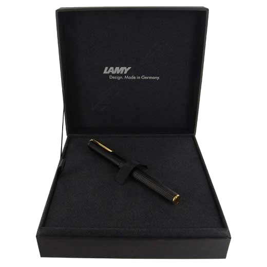 LAMY Black and Gold Imporium Rollerball Pen - Image 4