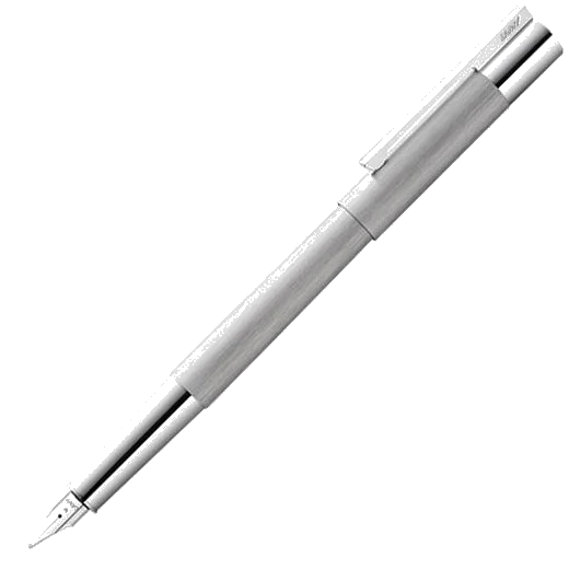 LAMY Brushed Stainless Steel Scala Fountain Pen