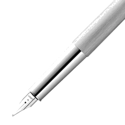 LAMY Brushed Stainless Steel Scala Fountain Pen - Image 2