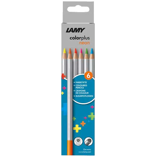 LAMY Colourplus Neon Pencils Pack of 6
