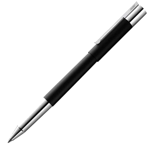 LAMY Matte Black Scala Rollerball Pen