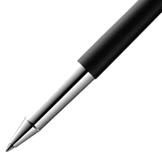 LAMY Matte Black Scala Rollerball Pen - Image 2