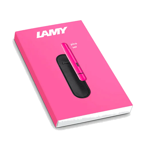 LAMY Pico Neon Pink Ballpoint Pen Set