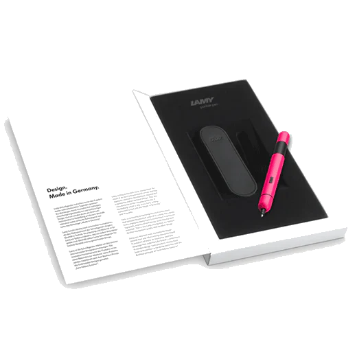 LAMY Pico Neon Pink Ballpoint Pen Set - Image 4