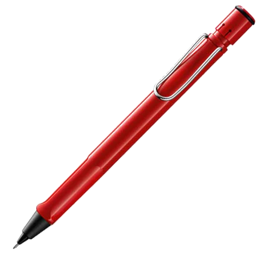 LAMY Red Safari Mechanical Pencil