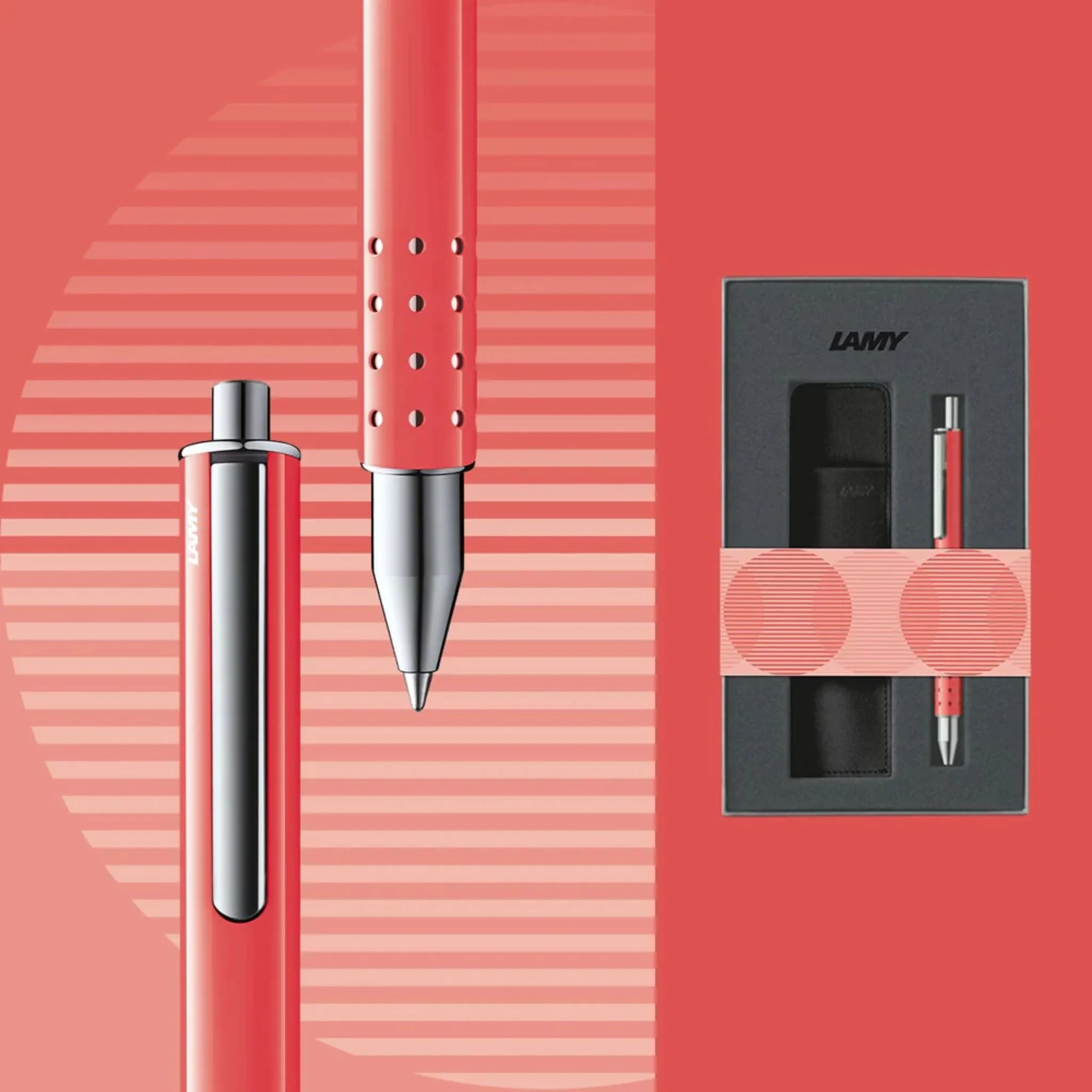 LAMY Special Edition Swift Sunset Rollerball Pen Set with Pen Case - Image 3