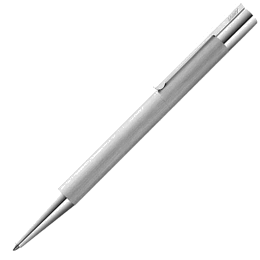 LAMY Brushed Stainless Steel Scala Ballpoint Pen