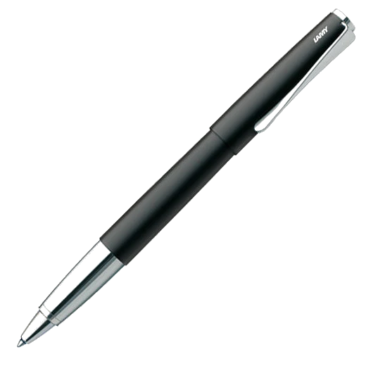 LAMY Studio Black Steel Rollerball Pen