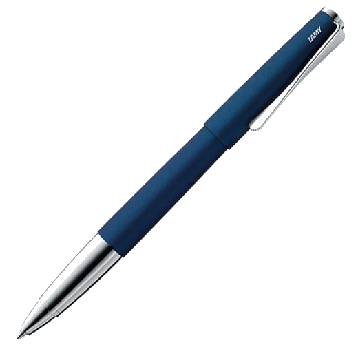 LAMY Studio Imperial Blue Steel Rollerball Pen