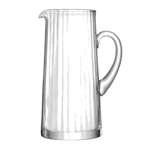 LSA International Aurelia Clear Glass Fluted Jug 1.9 L - Image 2