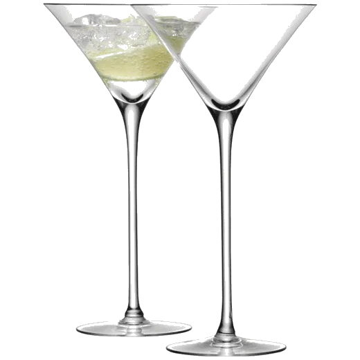 LSA International Bar Cocktail Glasses, Set of Two