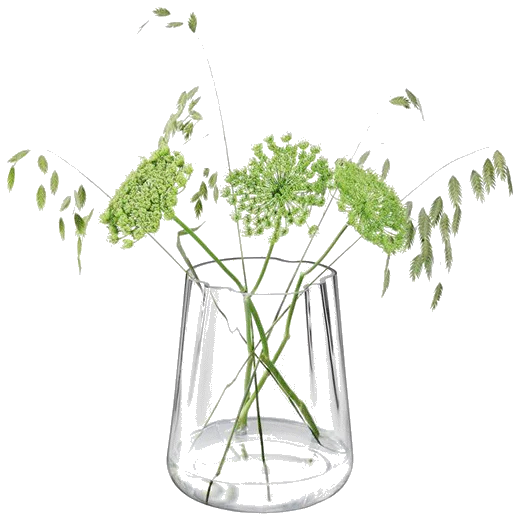 LSA International Lagoon Glass Lantern Vase 24 cm - Image 3