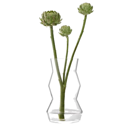 LSA International Medium Sculpt Glass Vase 36 cm