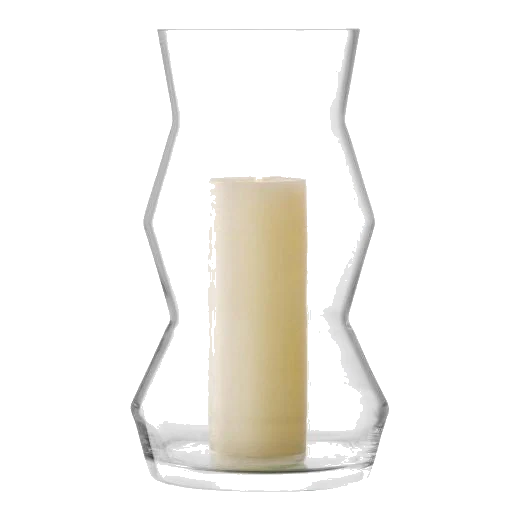 LSA International Medium Sculpt Glass Vase 36 cm - Image 2