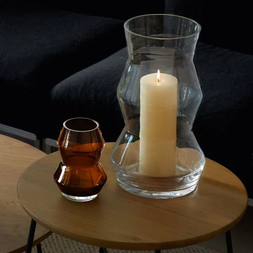 LSA International Medium Sculpt Glass Vase 36 cm - Image 4