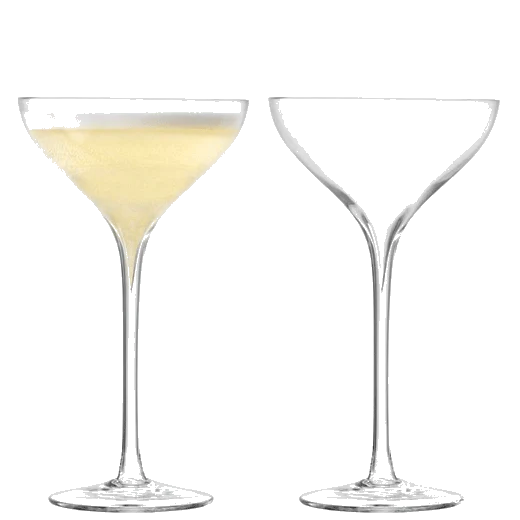LSA International Savoy Champagne Saucer 250ml Set of Two