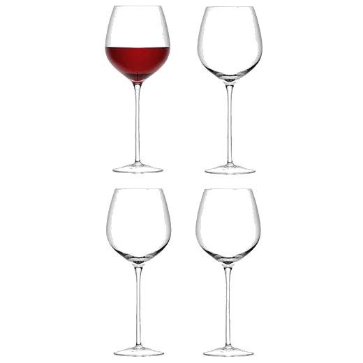 LSA International Signature 4 x Red Wine Glasses - Image 2