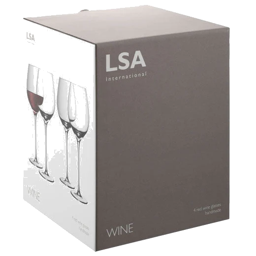LSA International Signature 4 x Red Wine Glasses - Image 4