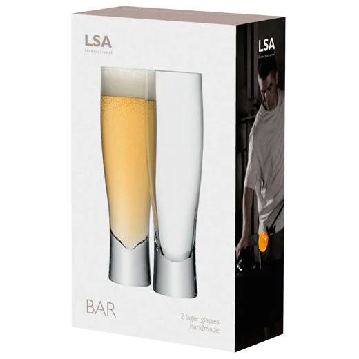 LSA International Signature Bar 2 x Lager Glasses - Image 4