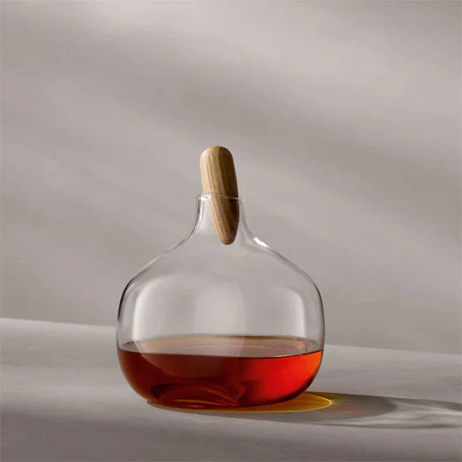 LSA International Signature Float Decanter with Oak Stopper - Image 4
