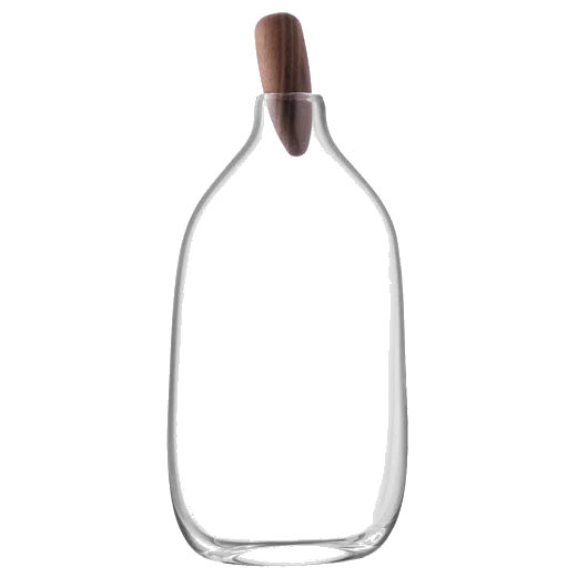 LSA International Signature Float Decanter with Walnut Stopper - Image 2