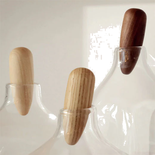 LSA International Signature Float Decanter with Walnut Stopper - Image 5