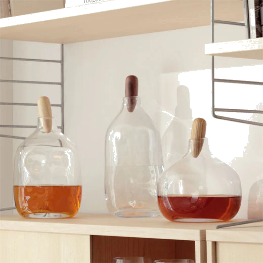 LSA International Signature Float Decanter with Walnut Stopper - Image 6