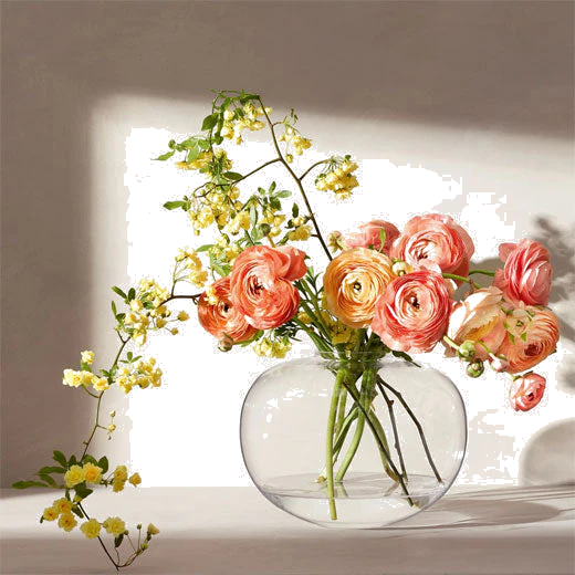 LSA International Signature Flower Large Curved Bouquet Vase - Image 4