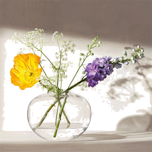 LSA International Signature Flower Small Curved Bouquet Vase - Image 4