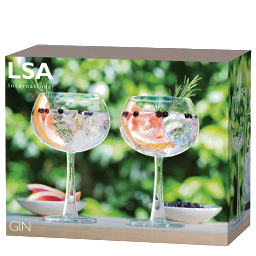 LSA International Signature Gin 2 x Balloon Glasses - Image 4
