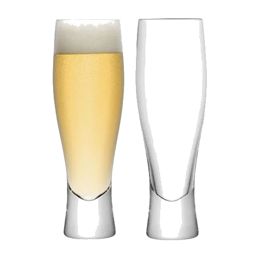 LSA International Signature Lager Glasses Bar x 2