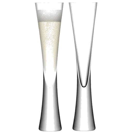 LSA International Signature Moya 2 x Champagne Flutes - Image 2