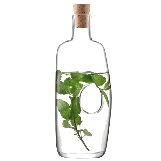 LSA International Signature Void Carafe with Cork Stopper