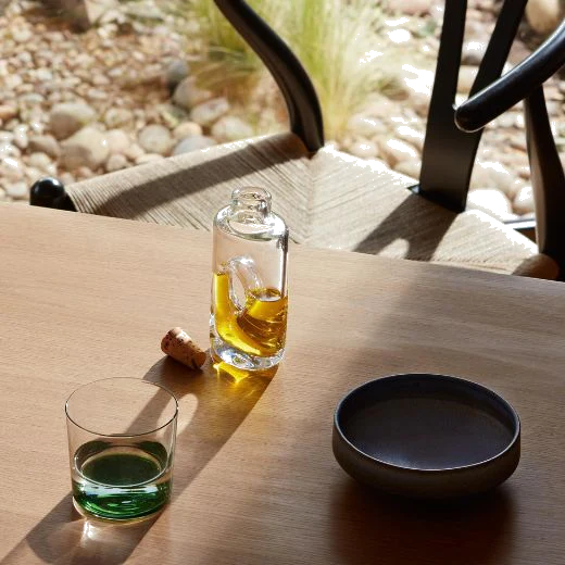 LSA International Signature Void Oil/Vinegar Bottle with Cork Stopper - Image 5