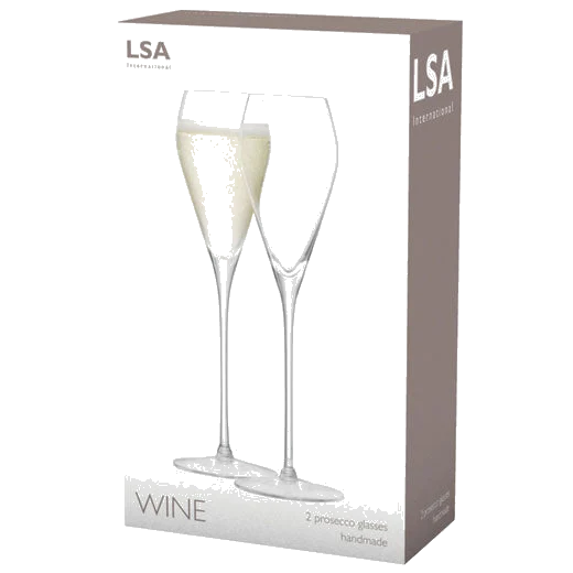 LSA International Signature Wine 2 x Prosecco Glasses - Image 4