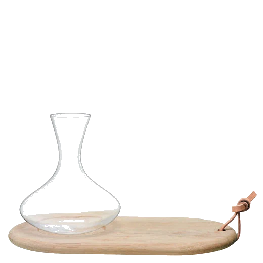 LSA International Signature Wine Carafe & Oak Cheese Board