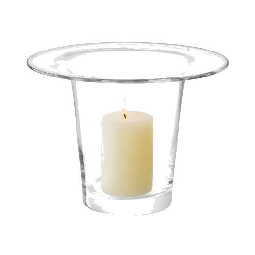 LSA International Victoria Clear Glass Lantern Vase 19 cm