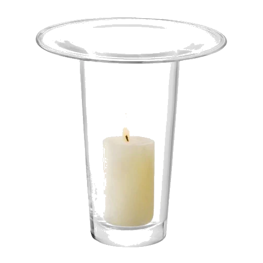 LSA International Victoria Clear Glass Vase Lantern 26 cm - Image 2
