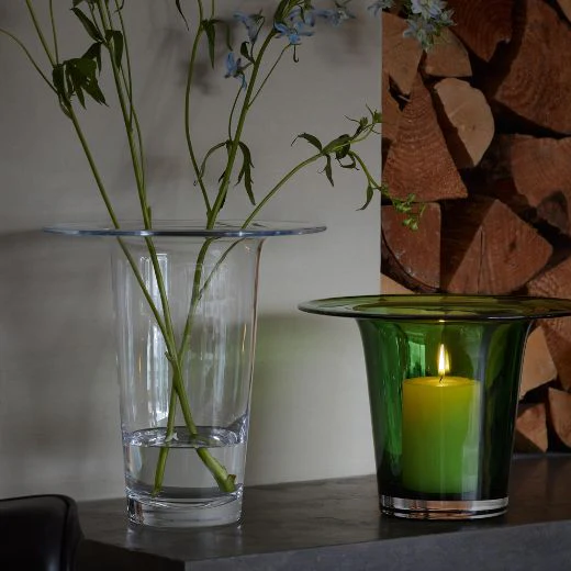 LSA International Victoria Clear Glass Vase Lantern 26 cm - Image 4